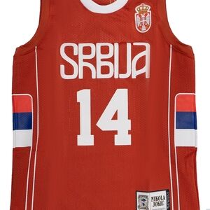 Nikola Jokic Serbia Basketball Jersey Large